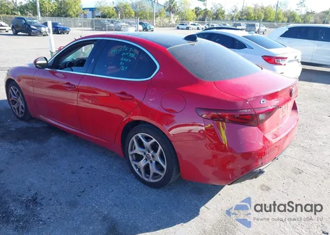 2020 Alfa Romeo Giulia Ti Awd z USA, uszkodzony, nr VIN ZARFANBN8L7626149